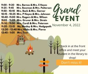 Book Fair Grand Event November 4